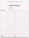 Arlac Ersatzregister für Telefonregister arlac-index 827.00 weiß