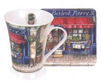Pimpernel Cafe de Paris Mug & Coaster Set 201 182 8017