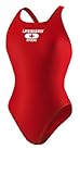 Speedo Womens Xtra Life Lycra Lifeguard Superpro Swimsuit, Red, 32