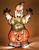 20" Lighted NFL Green Bay Packers "Happy Halloween" Yard Decoration