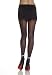  : Micro Fine Fishnet Pantyhose with Silver Lurex Back Seam and Bow