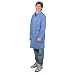Desco 73600 Polyester Statshield Smock Labcoat with Snaps, 38" Length, X-Small, Blue