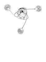 WOFI Lámpara De Techo Astro cromo