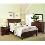 Ashfield 5-pc Queen Bedroom Set Bed, 3-drawer Nightstand, 1-drawer Nightsta ....
