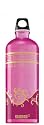 Sigg Eco Friendly Maharadsha Fuschia Traveler Lifestyle 1.0L/33 oz Aluminum Reusable Loop Top Water Bottle
