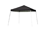 ShelterLogic Pro Series Sport Slant Leg Pop-Up Canopy, Black, 12 x 12-Feet