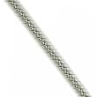Snake Chain Necklace Solid Sterling Silver with Lobster Clasp - 16 Inch