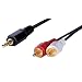 �A�N���X AUDIO�ϊ��P�[�u�� 3m �X�e���I�~�j�I�X-RCA�s���~2 AVC-105