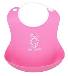 BABYBJ&Ouml;RN Soft Bib, Pink