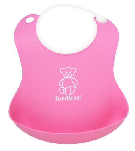 BabyBjoern Soft Bib Pink