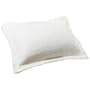 Stylemaster Roses Matelasse Woven Pillow Sham Standard, White
