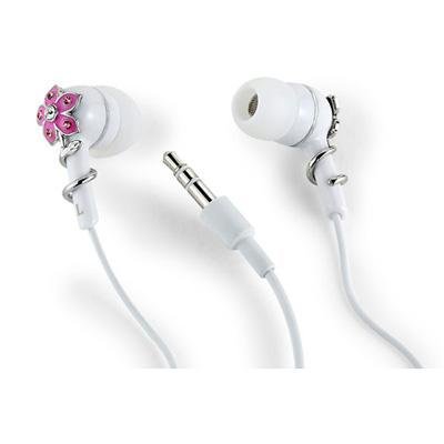 Altec Lansing MHP116NP Muzx Series In Ear Headphone with Pink Flower and Crystals 316IV79UpNL Altec Lansing MHP116NP Muzx Series In Ear Headphone with Pink Flower and Crystals