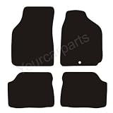 Kia Shuma Tailored Car Mats (2000-) Black Premium Carpet (Mid Budget Range)