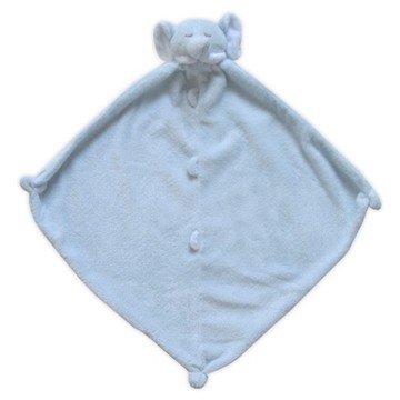 Angel Dear 14 x 14 Blankie in Blue Elephant