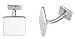 Fred Bennett Men's V329 Plain Square Cufflinks