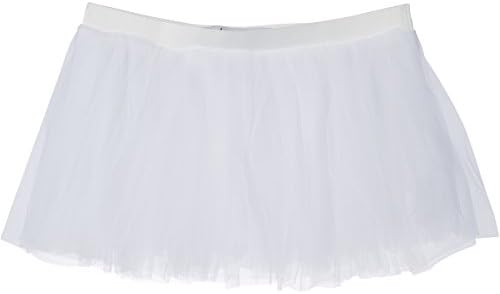White Flowy Tutu Skirt- Flaunt Your Style for any Occasion: Halloween Costume, Runners, Ballet & Dance, Pets/Dogs, Parties & Raves