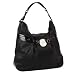 J by Jasper Conran- Black disc detail hobo bag