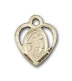 14kt Gold Guardian Angel Medal