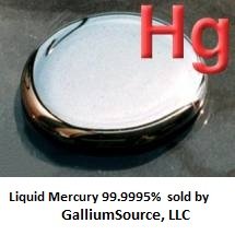 Liquid Mercury 454g, 99.9995% On Sale