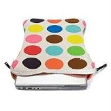 Built E-LS15-FMD 15-Inch French Bull Multi Dot Pattern Laptop Sleeve