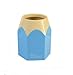 Wisedeal Creative Pencil Tip Design Pen Holder (Blue)