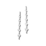14K White or Yellow Gold Diamond Journey Earrings - 1.00 Ct. TW