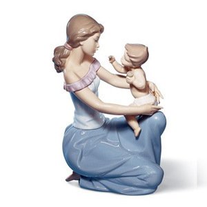 LLADRO ONE FOR YOU ONE FOR ME HANDMADE PORCELAIN FIGURINE
