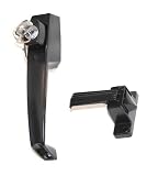 Black Key Locking Storm & Screen Door Latch Set [Misc.] [Misc.] [Misc.] [Misc.]