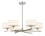 Possini Euro Surface Interplay Opal Glass 6-Light Chandelier