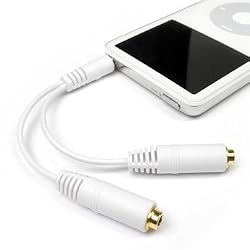 Apple iPod Mini/ Nano/ Video/ U2/ Shuffle/ Photo Headset Splitter
