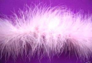 2 Yds Wrights Feather Marabou Boa Light Pink 1.5 Inch