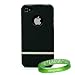 iPhone 4 Award Winning FuzeBox Custom Case for Apple iPhone 4 ( 4g , 16gb , 32 gb ) ** BLACK ** + Live * Laugh * Love Wrist Band!!!