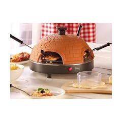 Cucina di Modena Pizzaofen mit echter Terrakotta-Haube f�r 4 Personen