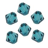 Swarovski Crystal Bicone 5301 4mm "Indicolite" Beads 50