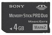 Sony 4 GB Memory Stick PRO Duo Flash Memory Card MSMT4G