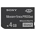 Sony 4 GB Memory Stick PRO Duo Flash Memory Card MSMT4G