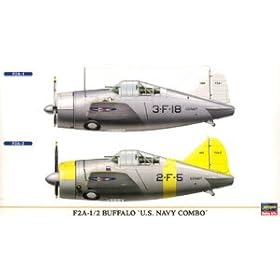 【クリックで詳細表示】1/72 F2A-1/2 バッファロー U.S.ネイビーコンボ 2機セット (00968)