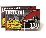 MAXELL UR120 Blank Audio Cassette Tape (2 pack)