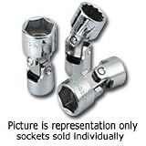 1/4 Drive, 6 Point Flex Metric Socket - 10 mm by SK Hand Tool - SK Hand Tool - 43810