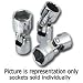 SKT-40513  3/8 Drive 6 Point Flex Metric Socket 13mm