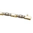 Two Tone Fashionable Diamond Bracelet