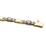 Two Tone Diamond Fashion Bracelet