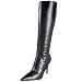 Lauren Ralph Lauren Women's Amari Tall Shaft Dress Boot,Black,8 B US