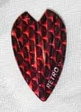 3 sets Retro Mini, Red/Black, X-flights - Smaller Size