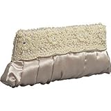 Satin, Flower Beading , Clutch, Evening Bag - Gardenia (61 6645) (Beige) Satin, Flower Beading , Clutch, Evening Bag - Gardenia (61 6645) (Beige)