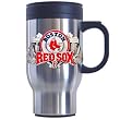 Boston Red Sox Stainless Steel 18 oz Travel Beverage Mug - MLB Baseball Fan Shop Sports Team Merchandise