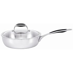 Marco Pierre White - Stainless Steel Chef's Pan with Lid 24cm