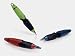 Paper Mate Pogo Extendable Medium Ball Point Pens - Trio: Blue, Red & Green Image
