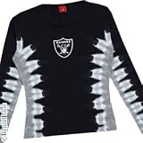 Oakland Raiders Juniors Tie Dye Long Sleeved T-shirt