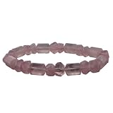 Buy Mixed Drum 8mm Bracelet - Rose Quartz by Toltec Trading Company